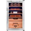 imageSCHMCK 250 Cigar Cooler Humidor with 3 in 1 Precise Cooling Heating ampamp Humidity Control Stainless Steel Trim Finish Cabinet Spanish Cedar Wood Shelves and Drawer with Built in Digital Hygrometer400 Cigar Capacity