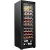 imageSchmecke 44 Bottle Compressor Wine Cooler Refrigerator  Large Freestanding Wine Cellar  41f64f Digital Temperature Control Wine Fridge For Red White Champagne or Sparkling Wine  Black